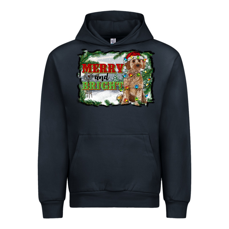 Merry And Bright Cockapoo Urban Hoodie by RanaPortraitStore | Teevron