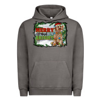 Pigment Tornado merry and bright cockapoo Urban Hoodie - RanaPortraitStore