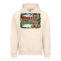 Sandshell merry and bright cockapoo Urban Hoodie - RanaPortraitStore