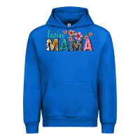 Cobalt twin mama with flowers Urban Hoodie - texasbilliewilder