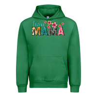 Emerald twin mama with flowers Urban Hoodie - texasbilliewilder