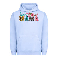 Pigment Grape Ice twin mama with flowers Urban Hoodie - texasbilliewilder