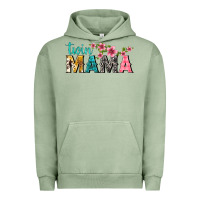 Pigment Oil Green twin mama with flowers Urban Hoodie - texasbilliewilder