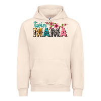 Sandshell twin mama with flowers Urban Hoodie - texasbilliewilder