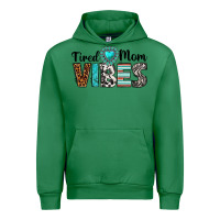 Emerald tired mom vibes Urban Hoodie - texasbilliewilder