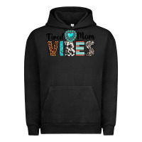 Pigment Black tired mom vibes Urban Hoodie - texasbilliewilder