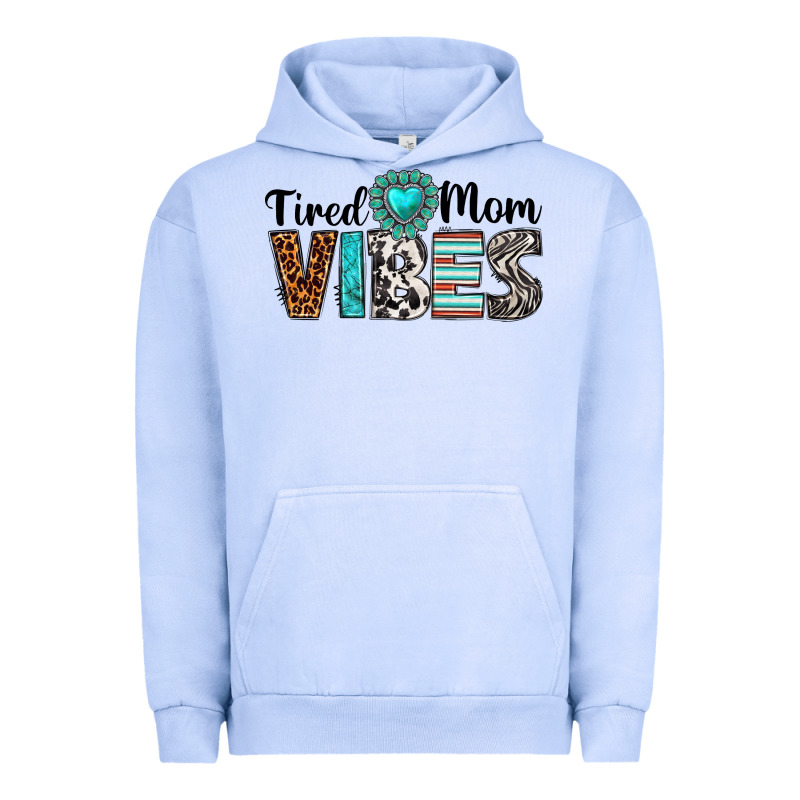 Tired Mom Vibes Urban Hoodie by texasbilliewilder | Teevron