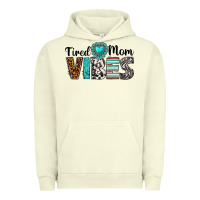 Pigment Pistachio tired mom vibes Urban Hoodie - texasbilliewilder