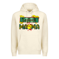 Sandshell softball mama with leopard Premium Hoodie - Zillion Design Studio
