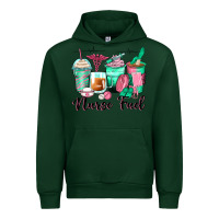 Forest Green nurse fuel coffee cups Urban Hoodie - Zillion Design Studio