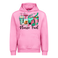 Fuchsia Pink nurse fuel coffee cups Urban Hoodie - Zillion Design Studio
