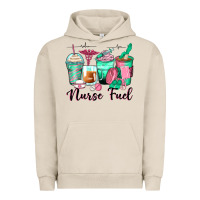 Pigment French Oak nurse fuel coffee cups Urban Hoodie - Zillion Design Studio