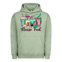 Pigment Oil Green nurse fuel coffee cups Urban Hoodie - Zillion Design Studio