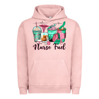 Pigment Salmon nurse fuel coffee cups Urban Hoodie - Zillion Design Studio