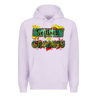 Lilac softball granny with leopard Premium Hoodie - Zillion Design Studio