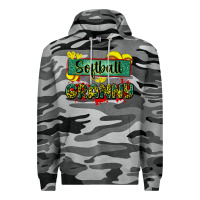 Slate Camo softball granny with leopard Premium Hoodie - Zillion Design Studio