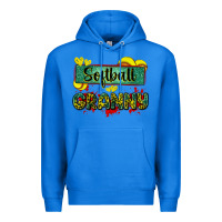 True Royal softball granny with leopard Premium Hoodie - Zillion Design Studio