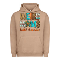 Pigment Burro weird moms build character Urban Hoodie - texasbilliewilder