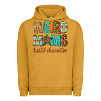 Pigment Peanut Butter weird moms build character Urban Hoodie - texasbilliewilder