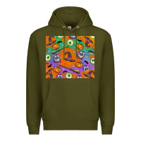 Army Green halloween Premium Hoodie - texasbilliewilder