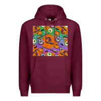Burgundy halloween Premium Hoodie - texasbilliewilder