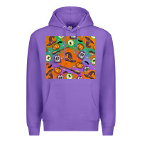 Purple halloween Premium Hoodie - texasbilliewilder