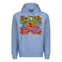 Colony Blue halloween Premium Hoodie - texasbilliewilder