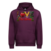 Mauve Wine love christmas teacher Urban Hoodie - RanaPortraitStore