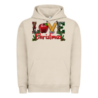 Pigment French Oak love christmas teacher Urban Hoodie - RanaPortraitStore