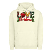 Pigment Pistachio love christmas teacher Urban Hoodie - RanaPortraitStore
