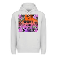Dove Grey spooky vibes Premium Hoodie - texasbilliewilder