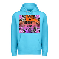 Ocean Blue spooky vibes Premium Hoodie - texasbilliewilder