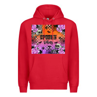 Red spooky vibes Premium Hoodie - texasbilliewilder