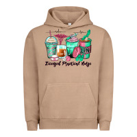 Pigment Burro licensed practical nurse coffee cups Urban Hoodie - Zillion Design Studio