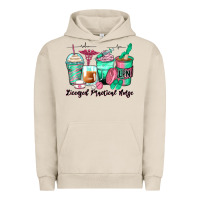 Pigment French Oak licensed practical nurse coffee cups Urban Hoodie - Zillion Design Studio