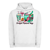 Pigment Lunar Rock licensed practical nurse coffee cups Urban Hoodie - Zillion Design Studio