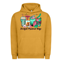 Pigment Peanut Butter licensed practical nurse coffee cups Urban Hoodie - Zillion Design Studio