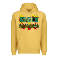 Antique Gold softball grandma with leopard Premium Hoodie - Zillion Design Studio