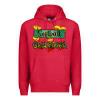 Cardinal softball grandma with leopard Premium Hoodie - Zillion Design Studio