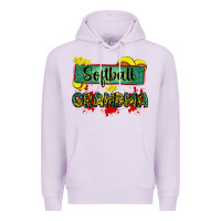 Lilac softball grandma with leopard Premium Hoodie - Zillion Design Studio