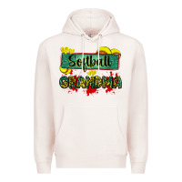 Pale Pink softball grandma with leopard Premium Hoodie - Zillion Design Studio