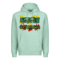 Seafoam softball grandma with leopard Premium Hoodie - Zillion Design Studio