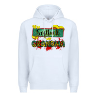 White softball grandma with leopard Premium Hoodie - Zillion Design Studio