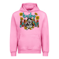 Fuchsia Pink western alaskan husky mom Urban Hoodie - texasbilliewilder