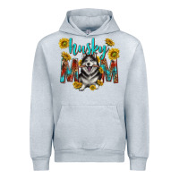 Heather Grey western alaskan husky mom Urban Hoodie - texasbilliewilder