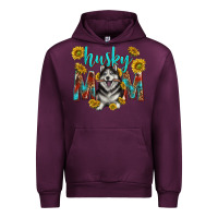 Mauve Wine western alaskan husky mom Urban Hoodie - texasbilliewilder
