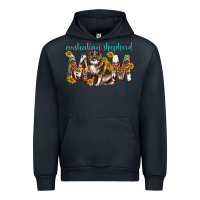 Navy western australian shepherd mom Urban Hoodie - texasbilliewilder