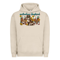 Pigment French Oak western australian shepherd mom Urban Hoodie - texasbilliewilder