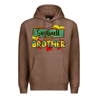 Chestnut softball brother Premium Hoodie - Zillion Design Studio