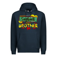 Navy softball brother Premium Hoodie - Zillion Design Studio